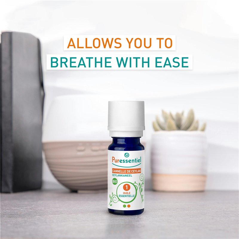 Image secondaire de Puressentiel - Huile Essentielle Cannelle de Ceylan - Bio - 100 pourcent pure et naturelle - HEBBD - 5 ml