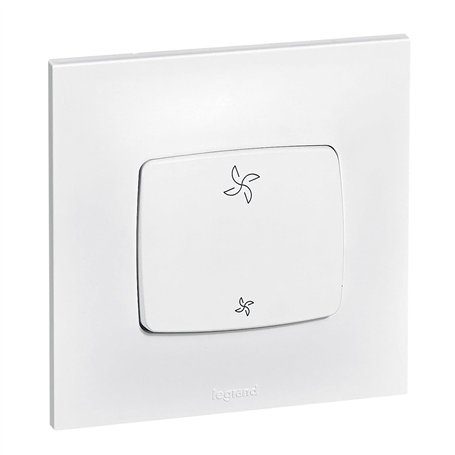 Legrand - Commande pour VMC Neptune - 10A - bornes automatiques - Blanc