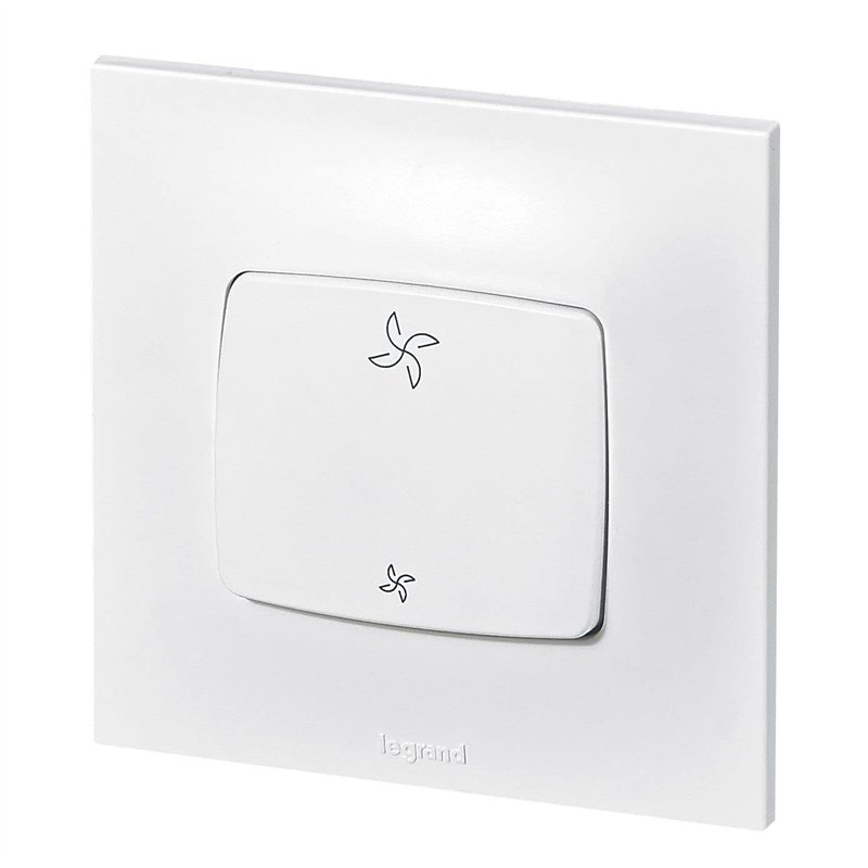 Image secondaire de Legrand - Commande pour VMC Neptune - 10A - bornes automatiques - Blanc
