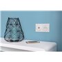 LEGRAND - Prise Electrique Murale 16A avec Terre dooxie Surface - Prise 2P + T Affleurante avec Fond Rétractable - Fabriqué En F