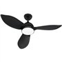 CORSICA Noir- Ventilateur de plafond Ø116cm 70W + éclairage LED