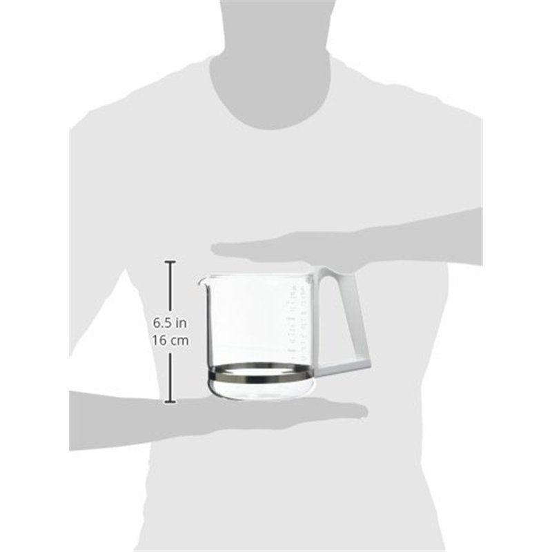 Image secondaire de Krups Verseuse en Verre Couvercle Blanc pour Cafetières T8 XB900801