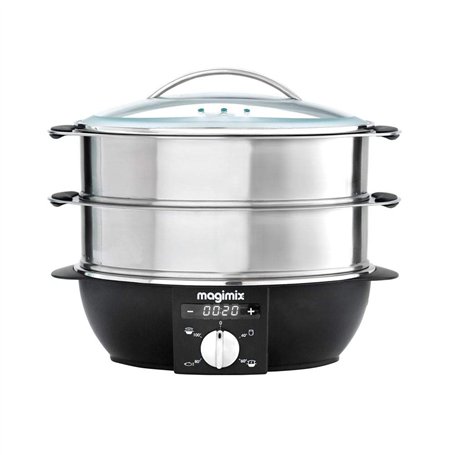 Magimix 11579 Cuiseur Vapeur avec 2 paniers Rotatif