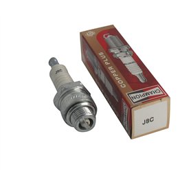 CHAMPION - Bougie D'Allumage CHAMPION J8C - Durable & Fiable - Pièce De Rechange Haute Qualité - Equivalent NGK B6S