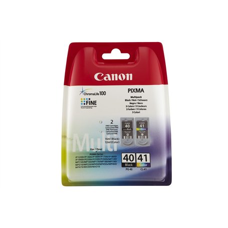 CANON Multipack Jet d'encre Original PG-40/CL-41 Blist Noir et couleur