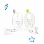 Badabulle Babyphone Audio pour Bebe Baby Online 500m avec Veilleuse Vibreur et Adaptateurs