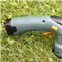 Coupe Bordure + Taille Haie Electrique sans Fil FISHTEC - Cisaille à Gazon 2 Types de Lames : Taille Herbe + Sculpte Haie - Batt