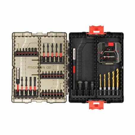 FACOM Jeu de 50 Embouts Impacts - 50 Pièces pour Perçage - EN.1J50PB