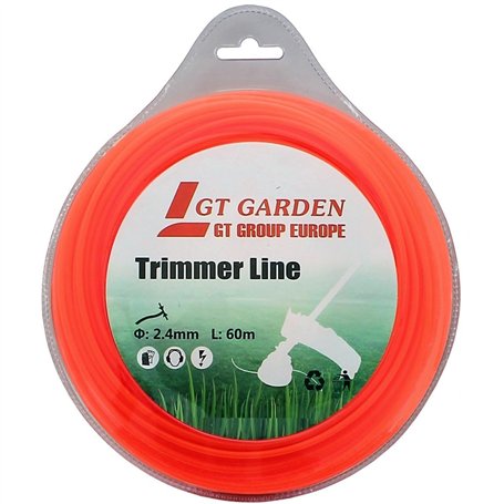 GT Garden Fil de Coupe pour débroussailleuse et Multifonction 4 en 1-60 mètres