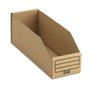 EMBALLAGE Paquet de 50 bacs … bec de stockage en carton brun - Dimensions : L10