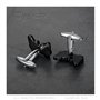 BOBIJOO Jewelry - Paire Boutons de Manchette Vintage Manettes Jeu Vidéo Résine Accessoire Homme