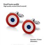 BOBIJOO JEWELRY - Paire de Boutons de Manchette Cocarde France Drapeau Email