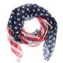 SHIPITNOW Foulard Drapeau Américain Voile - Foulard Drapeau USA - Foulard Fantaisie