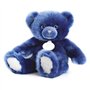 DOUDOU ET COMPAGNIE - Ours en Peluche - 37cm - Bleu Nuit et Paillettes - Collection Ours La Peluche - Tout Doux pour les Câlins