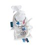 Doudou et Compagnie - Sac à Doudou Lapin UNICEF - 10 Cm Blanc - Idée Cadeau de Naissance Fille et Garçon - Garantie Doudou Perdu