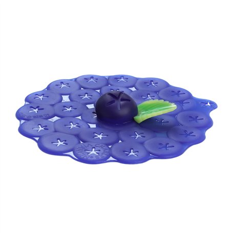 Charles Viancin - Couvercle Blueberry en Silicone -15cm- Couvercle Hermétique pour Stocker et Cuisiner vos Aliments - Sans BPA -