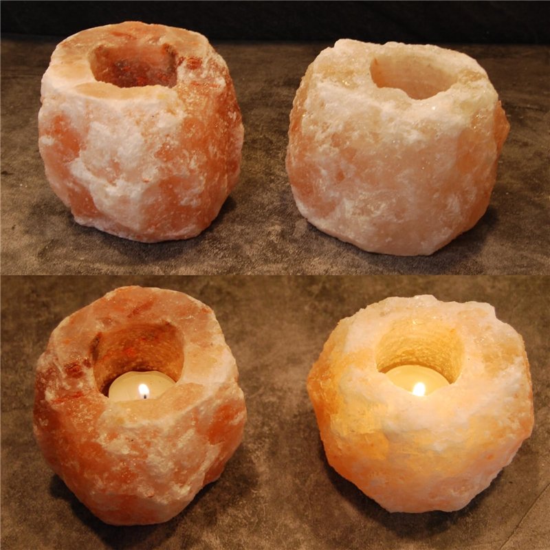 Image secondaire de Bougeoir en Cristal de Sel Himalaya Rock 1kg