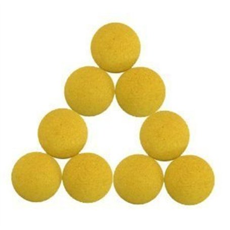 9 Balles Baby Foot Liège Jaunes