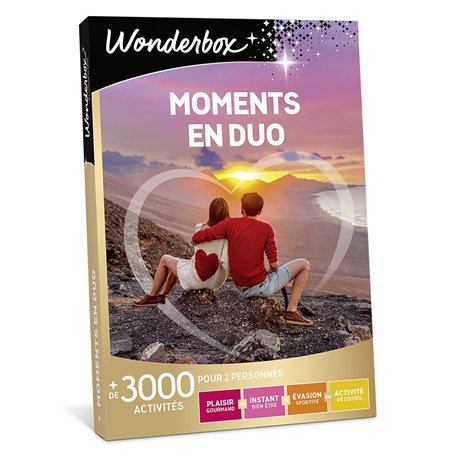 Moments En Duo - Coffret Cadeau - Wonderbox - Idée Cadeau Multi Activités