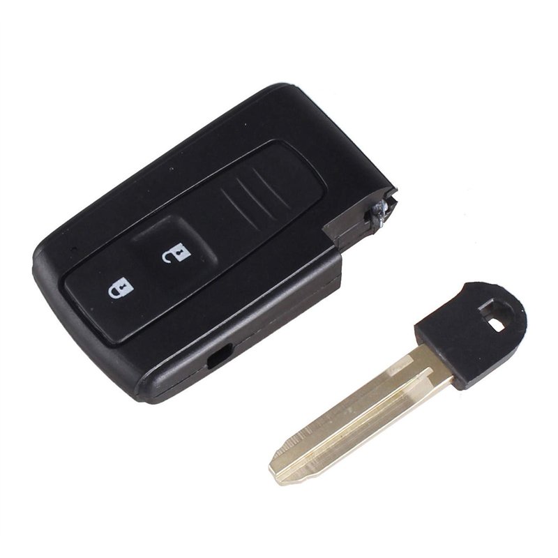 Clé Plip Compatible Avec Toyota Prius Corolla Verso 2 Boutons Lame TOY43 Coque Boitier de Télécommande @Pro-Plip
