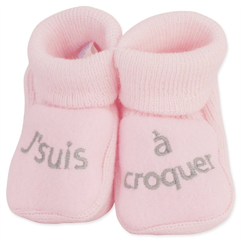 KINOUSSES - Chaussons Bébé - Brodés