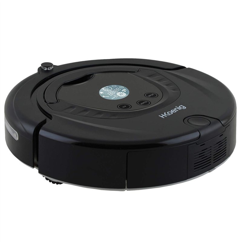 H.Koenig Aspirateur robot Intelligent gestion optimisée SWR32 Puissant Silencieux Rapide Automatique, Autonome 90min, Programmab