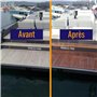 dégraisse et protège le bateau intérieur et extérieur. Bio