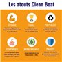 Clean Boat 1L | Multi-usages qualité supérieure | : nettoie, détache, dégraisse et protège le bateau intérieur et extérieur. Bio