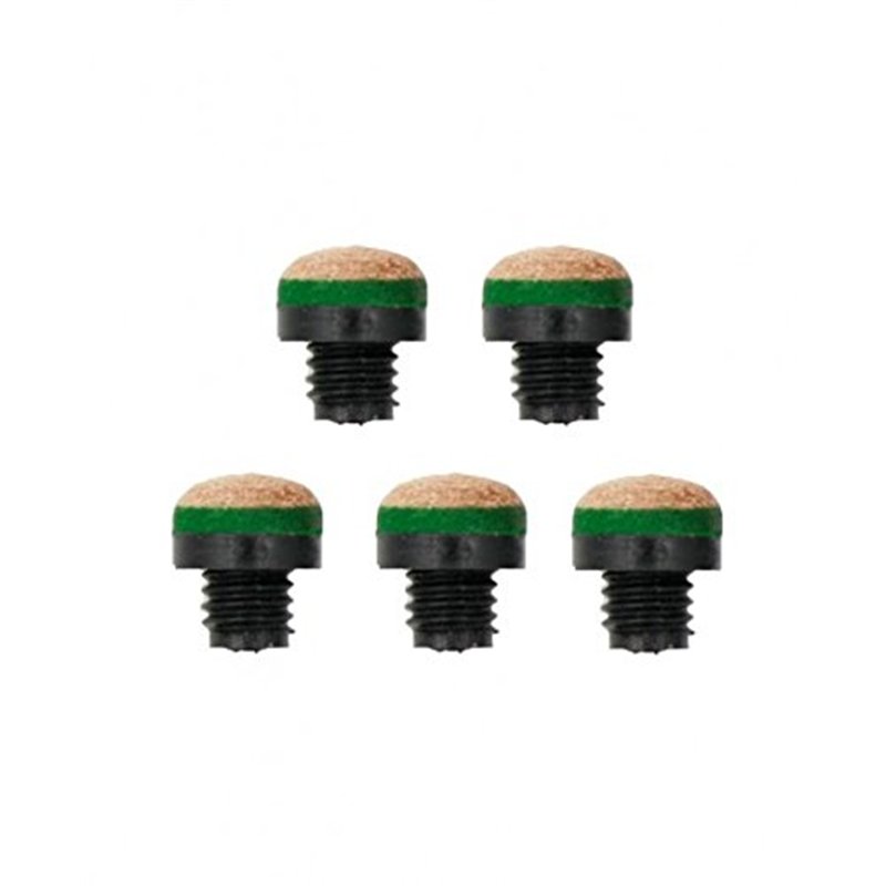 Lot de 5 procédés à vis plastique diamètre 12mm pour queue de billard.
