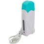 EpilWax - Kit Chauffe Cire Épilation Professionnelle avec 4 x Recharges Roll on Cire Miel, 100 x Bandes d'Épilation et Huile apr