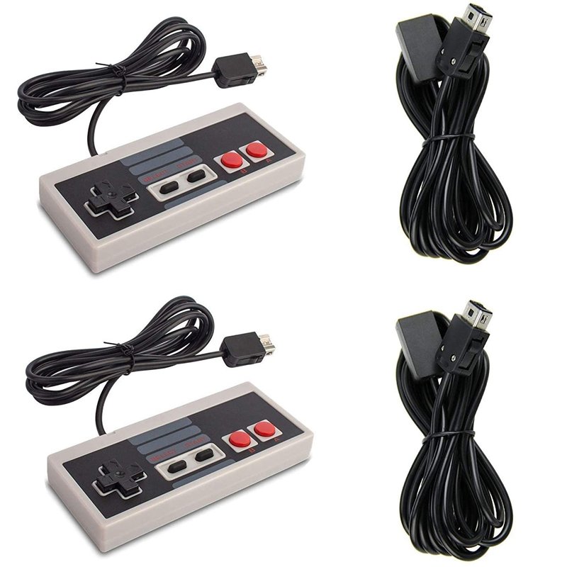 Image secondaire de Link-e : 2 X Manette de Jeu et Cable Rallonge Compatible avec la Console Nintendo Mini/Classic NES