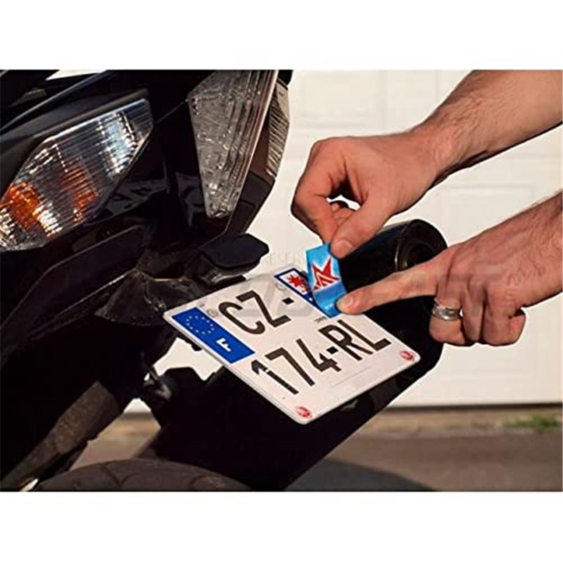 Image secondaire de Pack Moto Autocollant Stickers Plaque d'immatriculation Premium Harley Davidson - Numéro Personnalisé