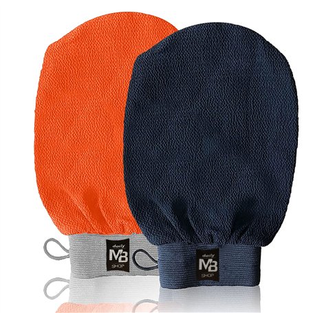 2X Gant Exfoliant De Crin Kessa