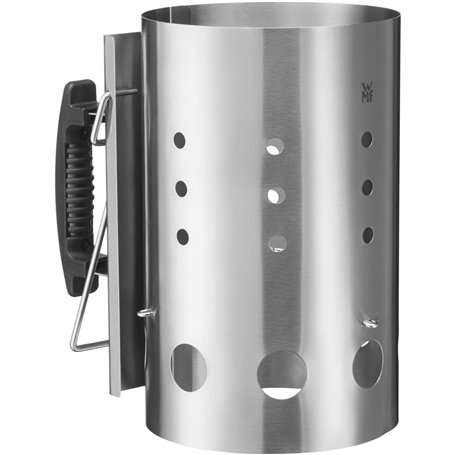 WMF Cheminée d'allumage pour barbecue - 29 x 17 x 27 cm - Pour charbon de bois ou briquettes - En acier inoxydable - Allume-char