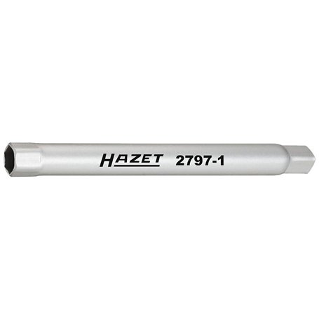 Hazet 2797-1 Clé en tube pour pare-chocs/carré creux 6