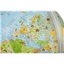 Idena 22059 - Globe lumineux avec illustrations d'animaux, avec éclairage LED et interrupteur marche/arrêt, diamètre env. 30 cm,