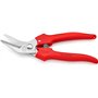 Knipex Cisaille universelle gainage PVC par extrusion 185 mm 95 05 185