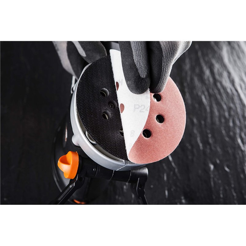 Image secondaire de Meister 5457170 Disque abrasif auto-agrippant, 1 pièce pour ponceuse excentrique avec système de fixation auto-agrippant, platea