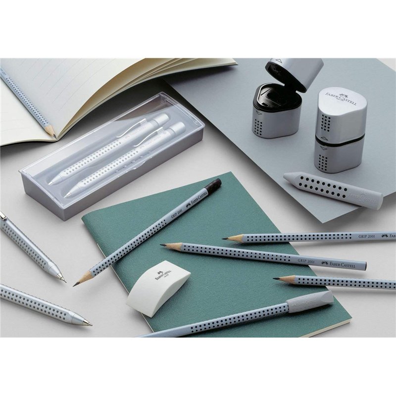 Image secondaire de FABER-CASTELL Lot de 10 Crayons Papier Graphite GRIP 2001 HB