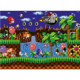 Ravensburger - Puzzle Adulte - Puzzle 500 pièces - Sonic - Adultes et Enfants à partir de 12 Ans - Puzzle de qualité supérieure