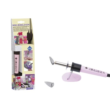 PEBARO Mini fer à repasser avec 2 embouts pour concevoir le tissu