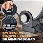 Clatronic Gaufrier | avec Ø 18cm surface de cuisson antiadhésive | gaufrier en forme de cœur | avec degré de brunissage réglable