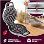 Clatronic® Gaufrier pour gaufres à bulles tendance | Gaufrier à bulles avec fonction rotative à 180° pour des résultats de cuiss