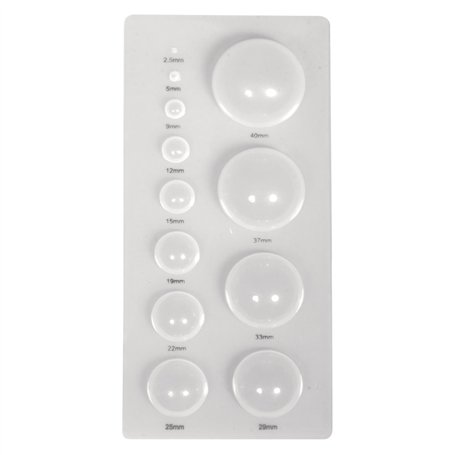 Rayher Gabarit quilling hémisphères 18