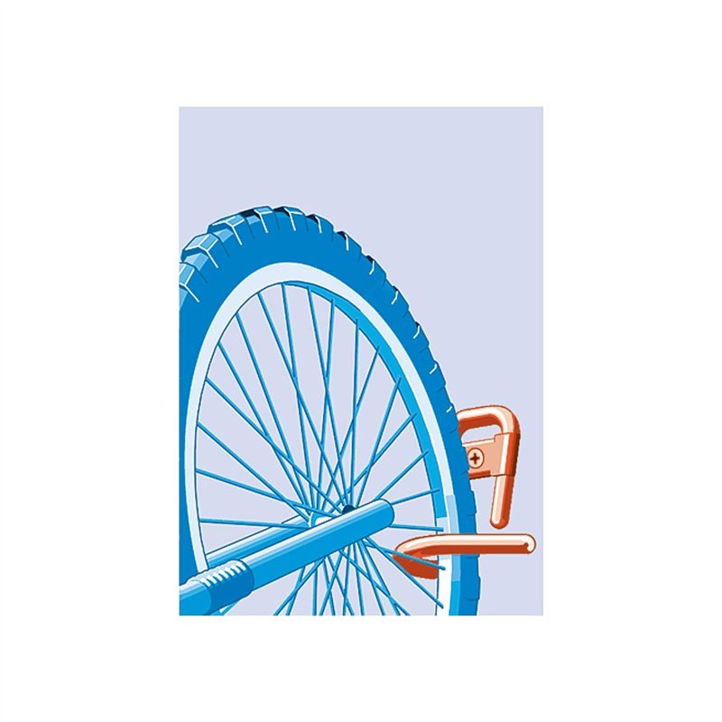 Image secondaire de Fischer Crochet porte-bicyclette en acier Saillie 90 mm