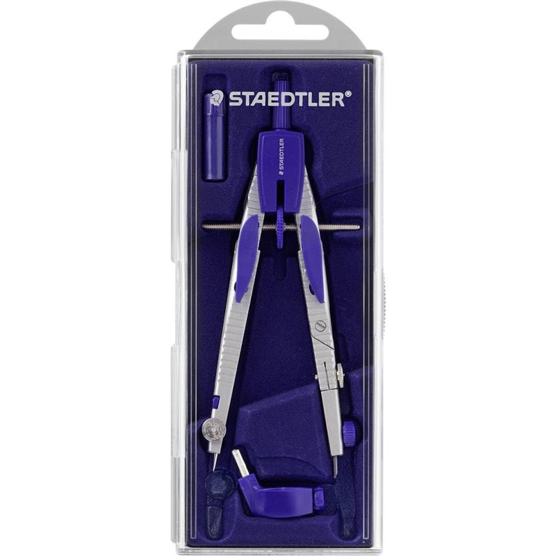 Staedtler Mars Comfort 553 - Compas Scolaire De Précision À Réglage Rapide