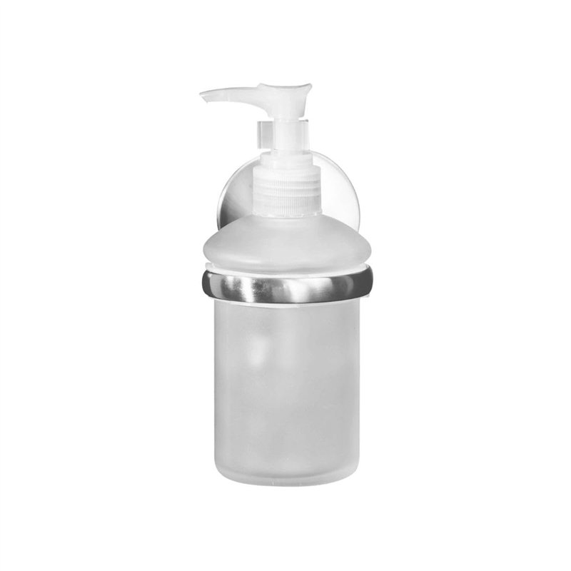 Fackelmann 86755 distributeur de savon, distributeur savon mural, distributeur, porte savon mural, porte savon liquide, zinc, gr