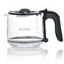 SEVERIN Cafetière Filtre "Type", 1 000W, 1,4L, Jusqu'à 10 tasses, Porte-filtre amovible avec système anti-goutte, Blanc, KA 4816