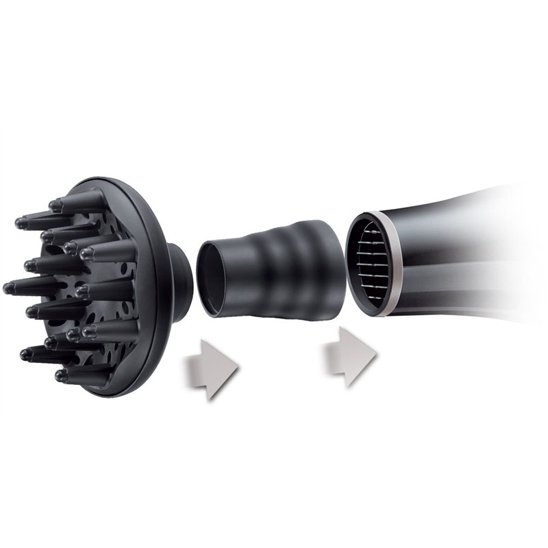 Image secondaire de Remington Diffuseur sèche-cheveux universel [Boucles & volume] Embout avec adaptateur en silicone (compatible avec presque tous 