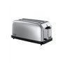 Russell Hobbs Grille Pain [2 Fentes longues 4 Toasts/ 2 Tranches baguette] Victory Acier Inox (6 Niveaux de Brunissage réglables